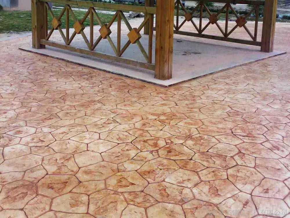 彩色藝術(shù)地坪，壓花地坪